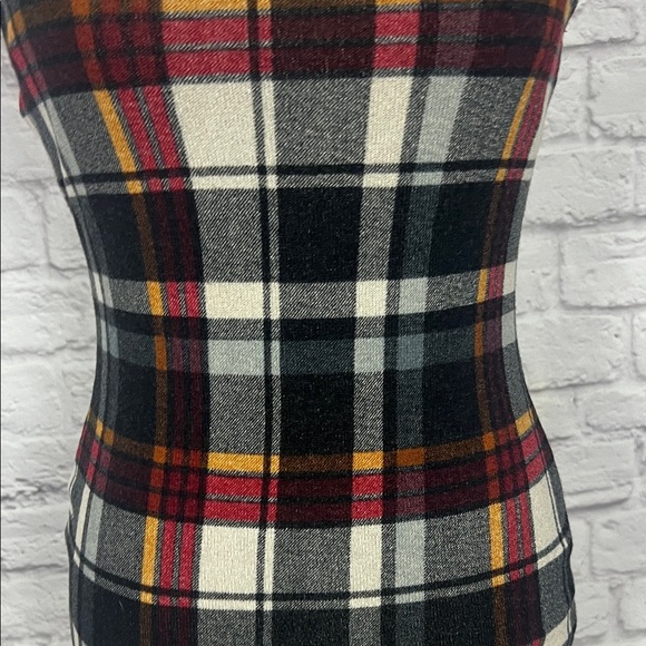 Plaid Spaghetti Strap Dress - Picture 3 of 6